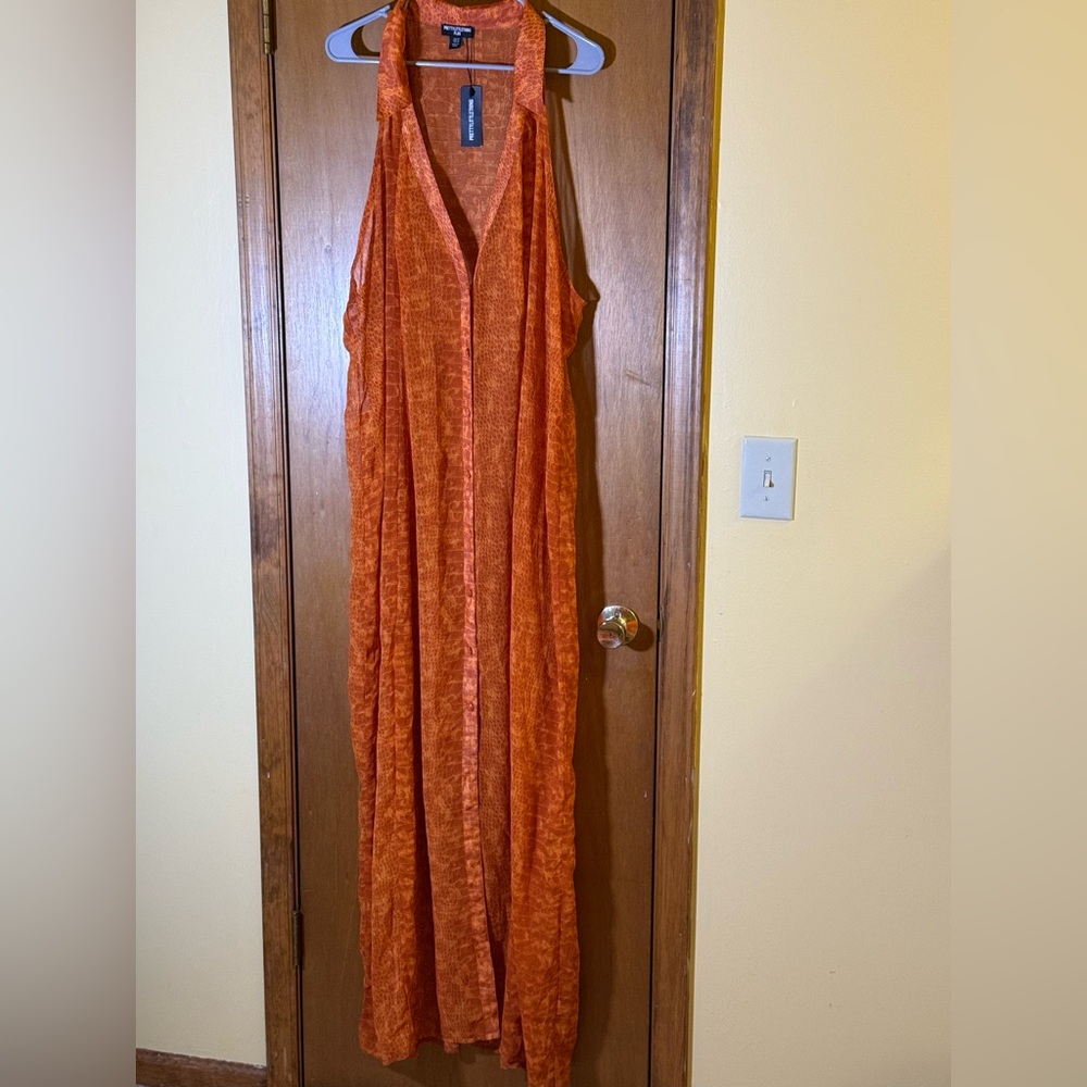 PrettyLittleThing Croc Print Chiffon Maxi Dress - Picture 5 of 10